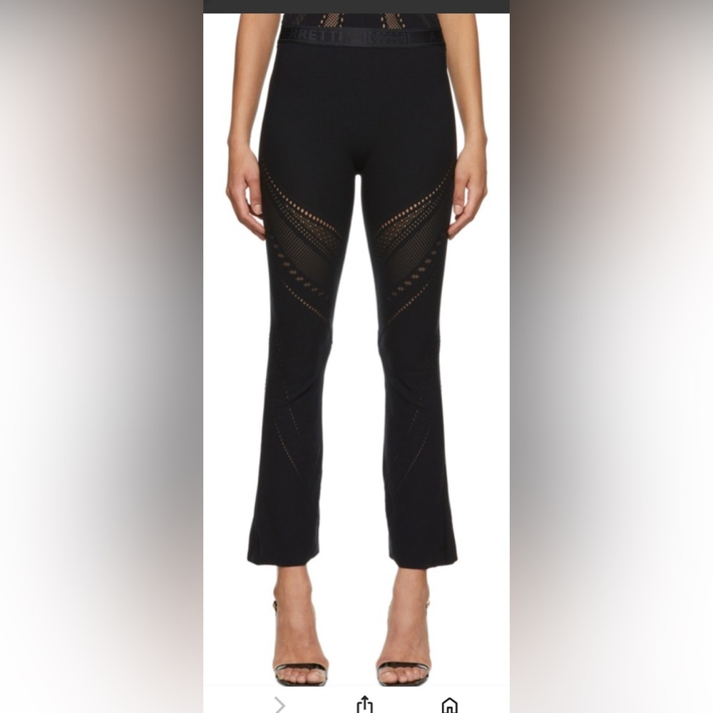 NWOT Wolford x Alberta Ferretti limited edition Ajoure Net flare leggings